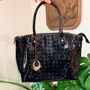 Arcadia Patent Leather Satchel Bag – Made in Italy